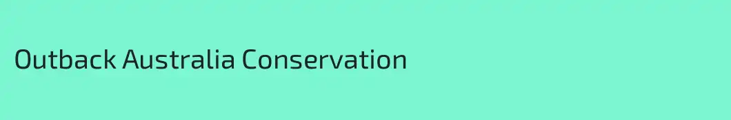 Outback Australia Conservation